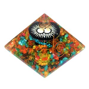 7 CHAKRA  ORGONE PYRAMID