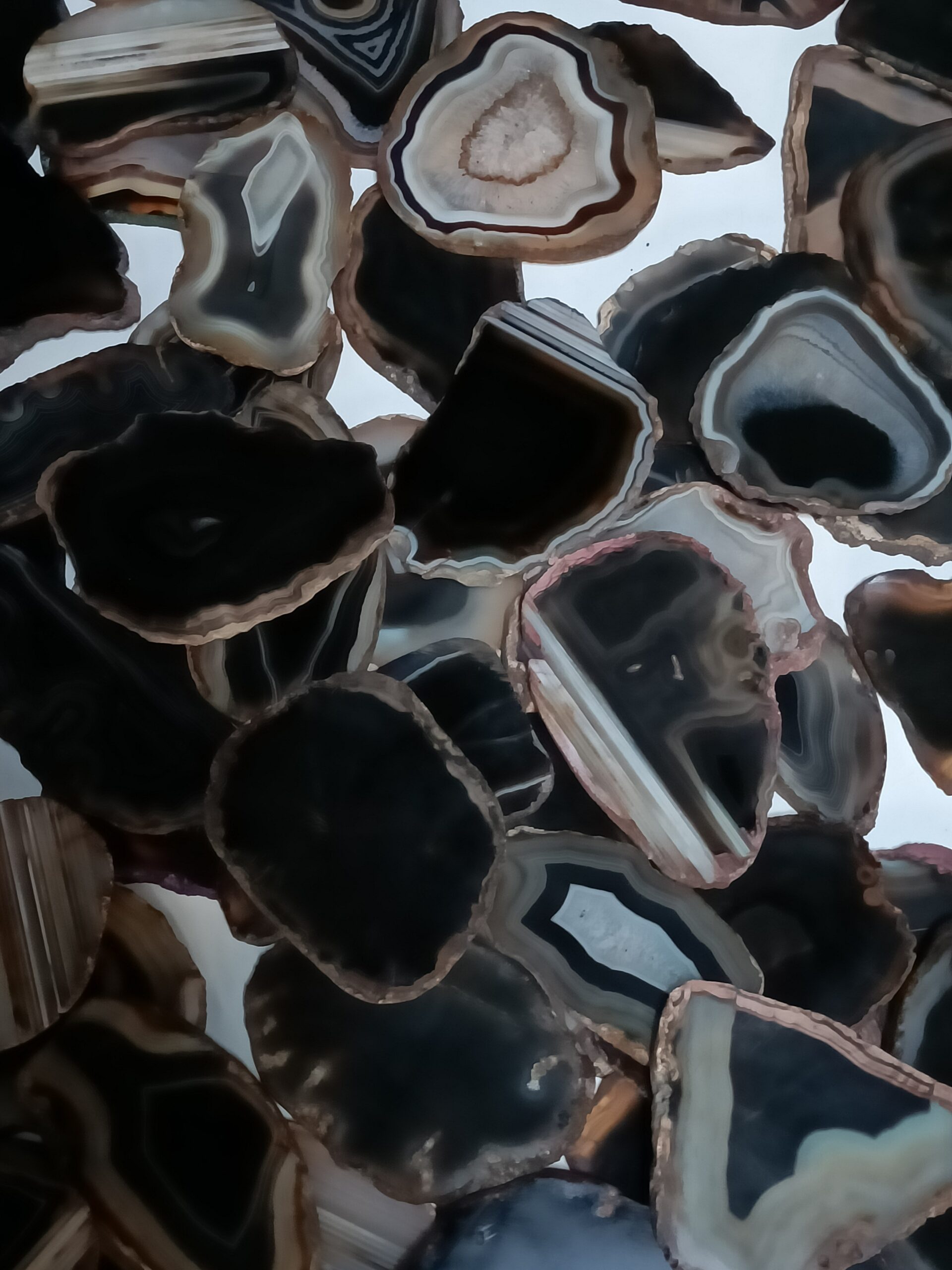 BLACK AGATE COASTERS - Image 5