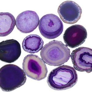 PURPLE AGATE COASTERS