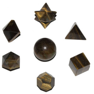 TIGER EYE GEOMETRY 7 PCS SET
