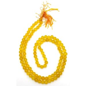 YELOW JADE JAPA MALA