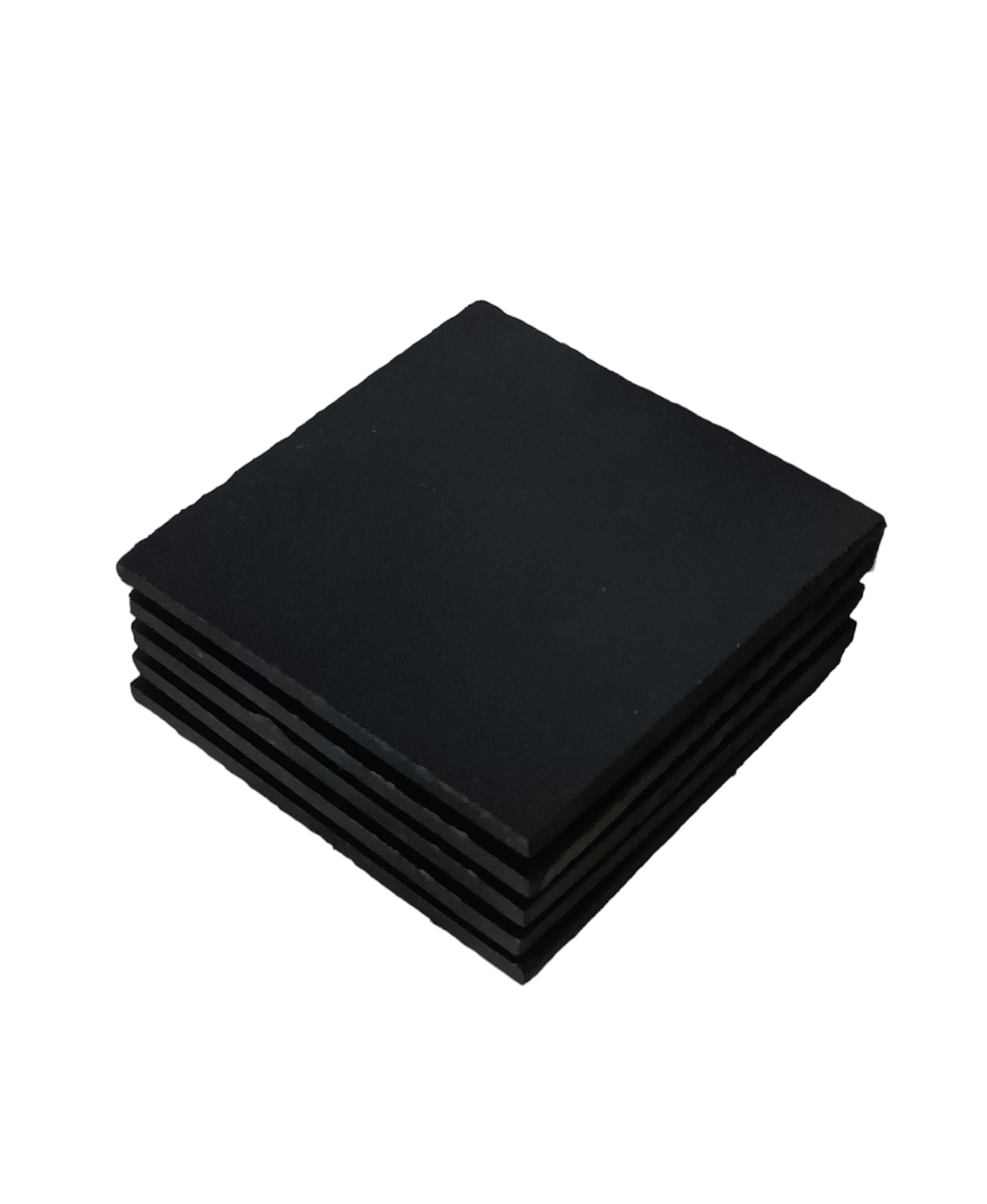 Black Agate Non Slip Square Coster - Image 4