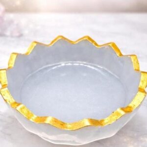 Orgonite Selenite Mini Round Shape Bowl